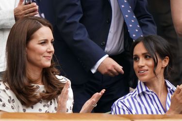 Kate Middleton et Meghan Markle à Wimbledon en juillet 2018