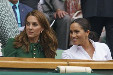 Kate Middleton et Meghan Markle à Wimbledon en juillet 2019