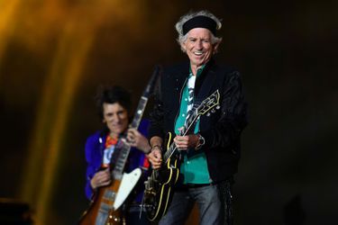 Keith Richards et les Rolling Stones le 22 mai 2018 à Londres.