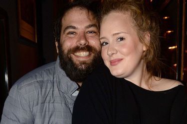 Adele et son mari Simon Konecki en 2013. 