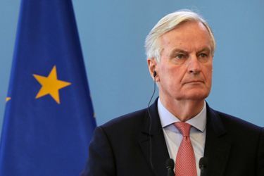 Michel Barnier, vendredi en Pologne.