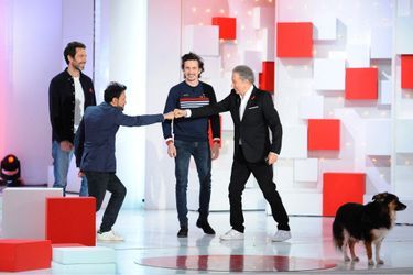 Michel Drucker, Willy Rovelli, Ben et Arnaud Tsamere