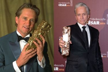 Michael Douglas a reçu deux fois le César d&#039;honneur : une première fois en 1998, une seconde en 2016