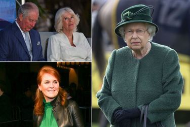 Le prince Charles et la duchesse de Cornouailles Camilla, le 28 mars 2019 - Sarah Ferguson le 21 mars 2019 - La reine Elizabeth II le 13 avril 2019