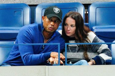 Tiger Woods et Erica Herman à l&#039;US Open à New York en septembre 2019