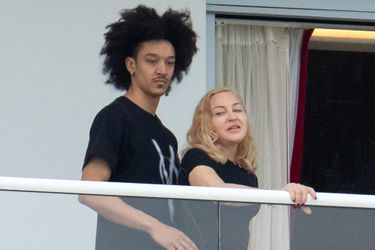 Ahlamalik Williams et Madonna en 2019. Son actuel petit ami.