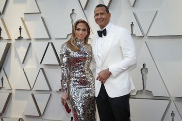 Jennifer Lopez et Alex Rodriguez à Los Angeles, le 24 février 2019