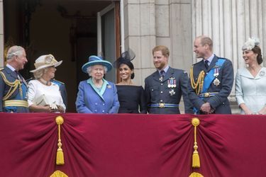 La famille royale britannique à Londres, le 10 juillet 2018