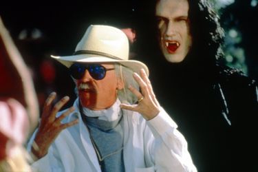 John Carpenter sur le tournage de "Vampires".