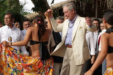 Le prince Charles à Manaus au Brésil, le 14 mars 2009