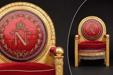 Le trône de Napoléon Ier vendu aux enchères à Fontainebleau le 7 avril 2019