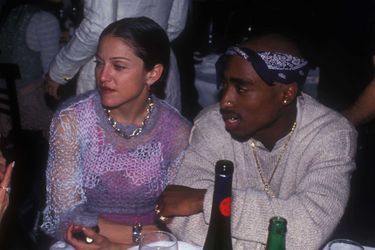 Madonna et Tupac Shakur en 1994. Également un bref flirt.