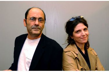 Jean-Pierre Bacri et Agnès Jaoui lors de la première de « Comme une image » à Lille, en septembre 2004.