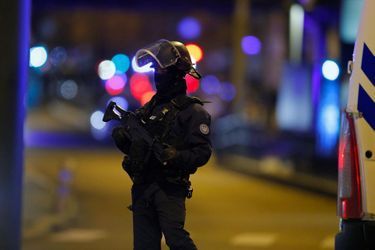 Un policier à Strasbourg après l&#039;attentat, en décembre 2018.