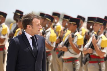 Emmanuel Macron à Djibouti.
