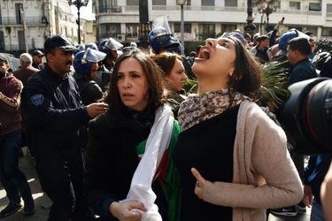 Manifestation à Alger le 24 février 2019. 