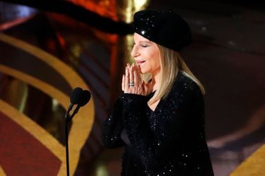 Barbra Streisand lors de la dernière cérémonie des Oscars.