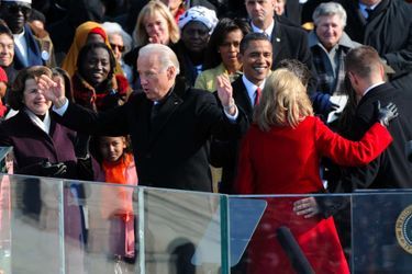 Joe Biden et Barack Obama au Capitole, le 20 janvier 2009.