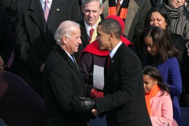Joe Biden et Barack Obama au Capitole, le 20 janvier 2009.