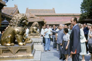 Le roi Juan Carlos d'Espagne à Pékin, en 1978