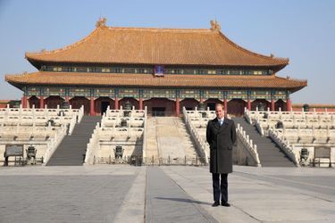 Le prince William d'Angleterre à Pékin, le 2 mars 2015