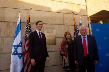 Jared Kushner à l'ambassade américaine de Jérusalem, en Israël, le 21 décembre 2020.