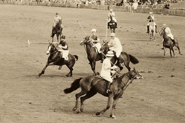 Joueurs de polo à Jaipur dans les années 30.