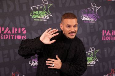 Matt Pokora aux NRJ Music Awards à Boulogne-Billancourt le 5 décembre 2020