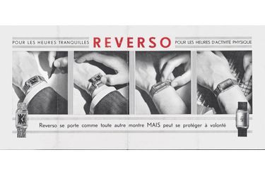 Publicité Reverso publiée dans les années 30.