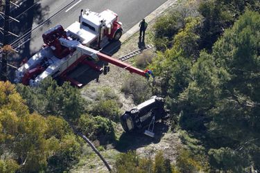 L&#039;accident s&#039;est produit dans un tronçon sinueux et escarpé du boulevard Hawthorne qui traverse la péninsule de Palos Verdes.