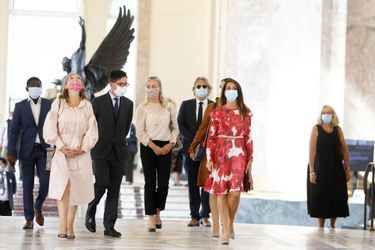La princesse Marie de Danemark inaugure une exposition au Petit Palais, le 18 septembre 2020