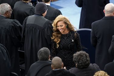 Beyoncé lors de la seconde investiture de Barack Obama à Washington le 21 janvier 2013