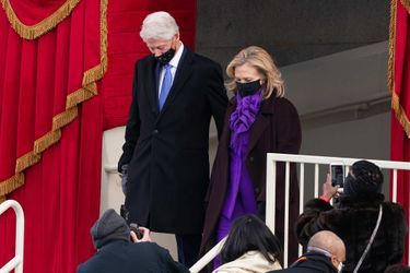 Bill et Hillary Clinton au Capitole, le 20 janvier 2021.