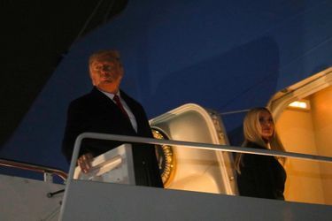 Donald en Ivanka Trump en route pour Dalton, en Géorgie, le 4 janvier 2021.