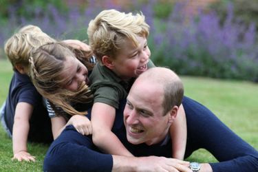George, Charlotte et Louis de Cambridge avec le prince William pour l&#039;anniversaire du duc de Cambridge en juin 2020