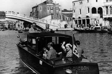 L&#039;ex-roi Edward VIII et Wallis Simpson à Venise, le 5 juin 1937