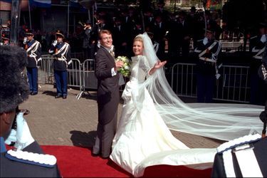 Le prince Constantjin des Pays-Bas et la princesse Laurentien (ici le 19 mai 2001) vont fêter leurs 20 ans de mariage