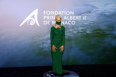 Helen Mirren au Monte-Carlo Gala for Planetary Health organisé par la Fondation Prince Albert II de Monaco le 24 septembre 2020
