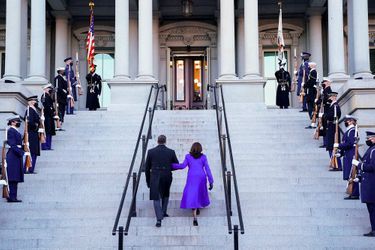 La vice-présidente Kamala Harris à Washington, le 20 janvier 2021.