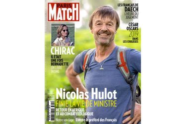 La couverture du numéro 3642 de Paris Match.