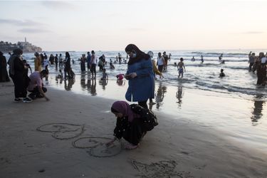 Les Palestiniens ont rejoint plusieurs plages israéliennes. 