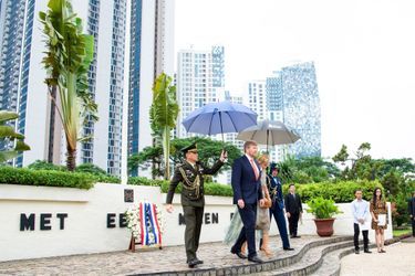 La reine Maxima et le roi Willem-Alexander des Pays-Bas à Jakarta, le 10 mars 2020