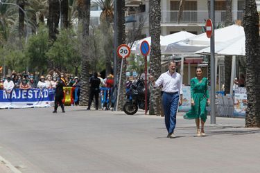 Le roi Felipe VI d&#039;Espagne et la reine Letizia à Palma de Majorque, le 25 juin 2020