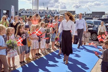 La princesse Mary de Danemark à Grenå, le 19 août 2020
