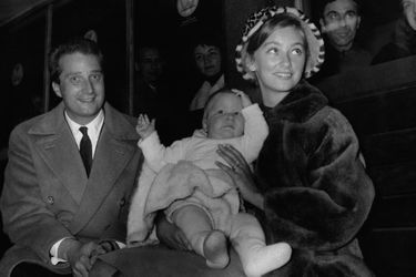 Le prince Philippe de Belgique avec ses parents en 1961