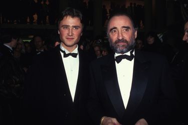 Claude Brasseur et son fils Alexandre en 1993.