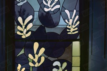 « Les vitraux de la chapelle : des cactus et des fruits » - Paris Match n°59, 6 mai 1950