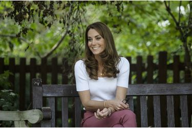 Kate Middleton rencontre des mères de famille à Battersea Park à Londres le 22 septembre 2020