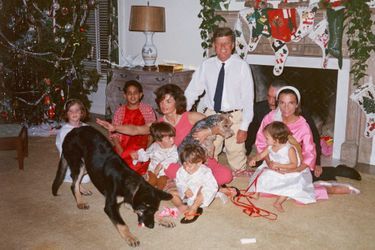 Noël chez les Kennedy à la Maison-Blanche, en décembre 1962.