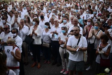 La marche blanche en l&#039;honneur de Philippe Monguillot, mercredi à Bayonne